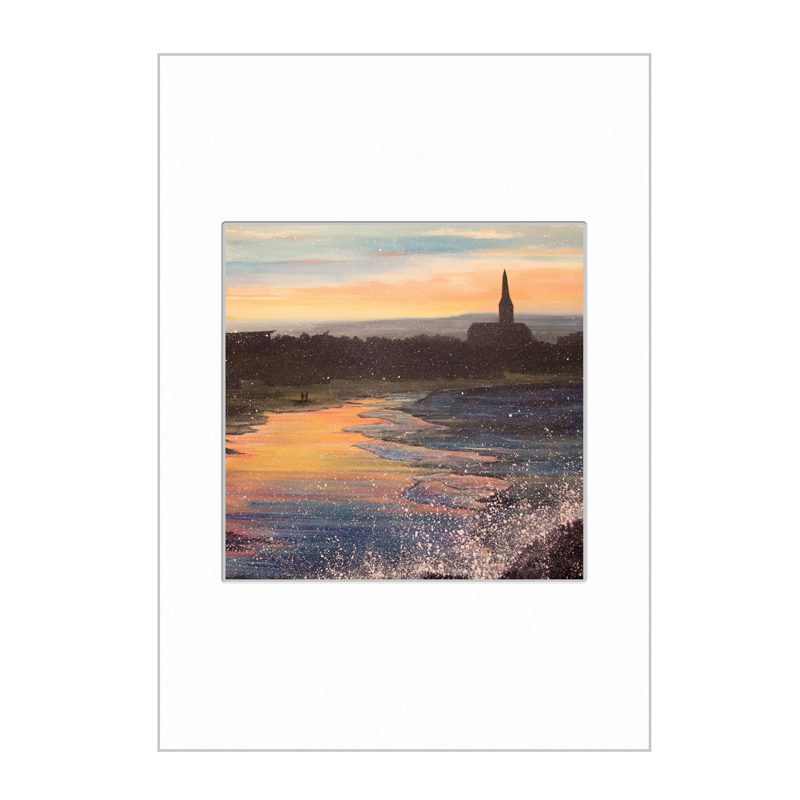 Longsands Tynemouth  Mini Print A4